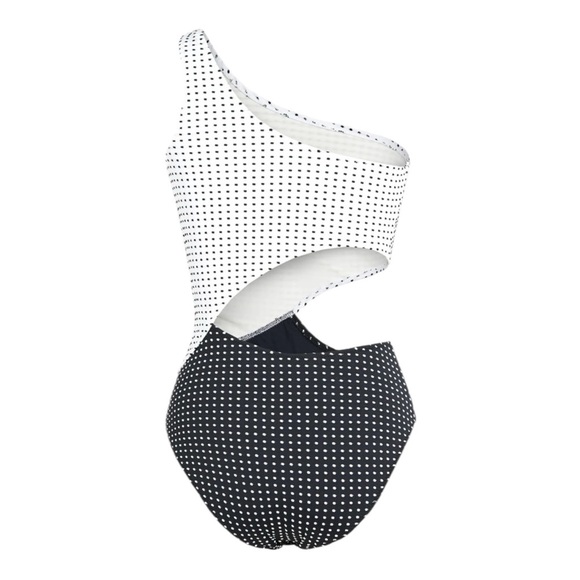 Solid & Striped The Claudia Printed Asymmetric One Piece Swimsuit NWT - Picture 6 of 8